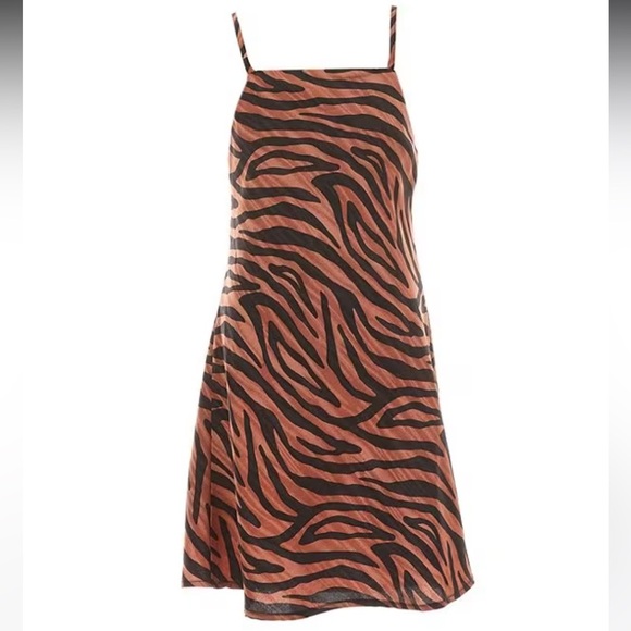 NWT  Gb Big Girls 7-16 Animal Print Mini Dress - Picture 1 of 9